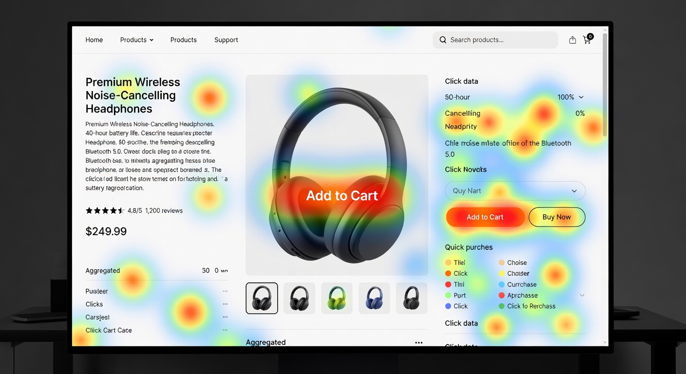 User Interaction Heatmap